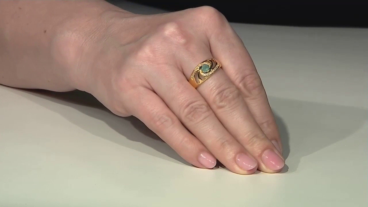 Video Anello in argento con Grandidierite