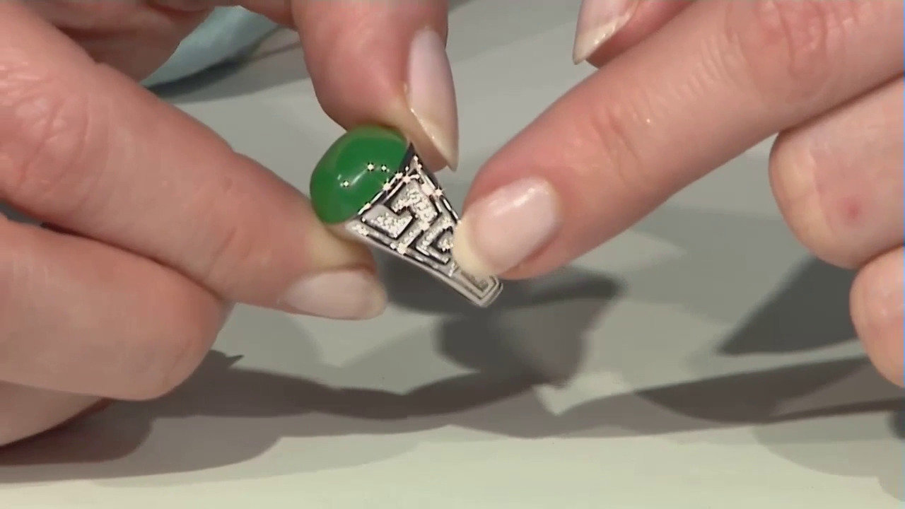 Video Anello in argento con Agata