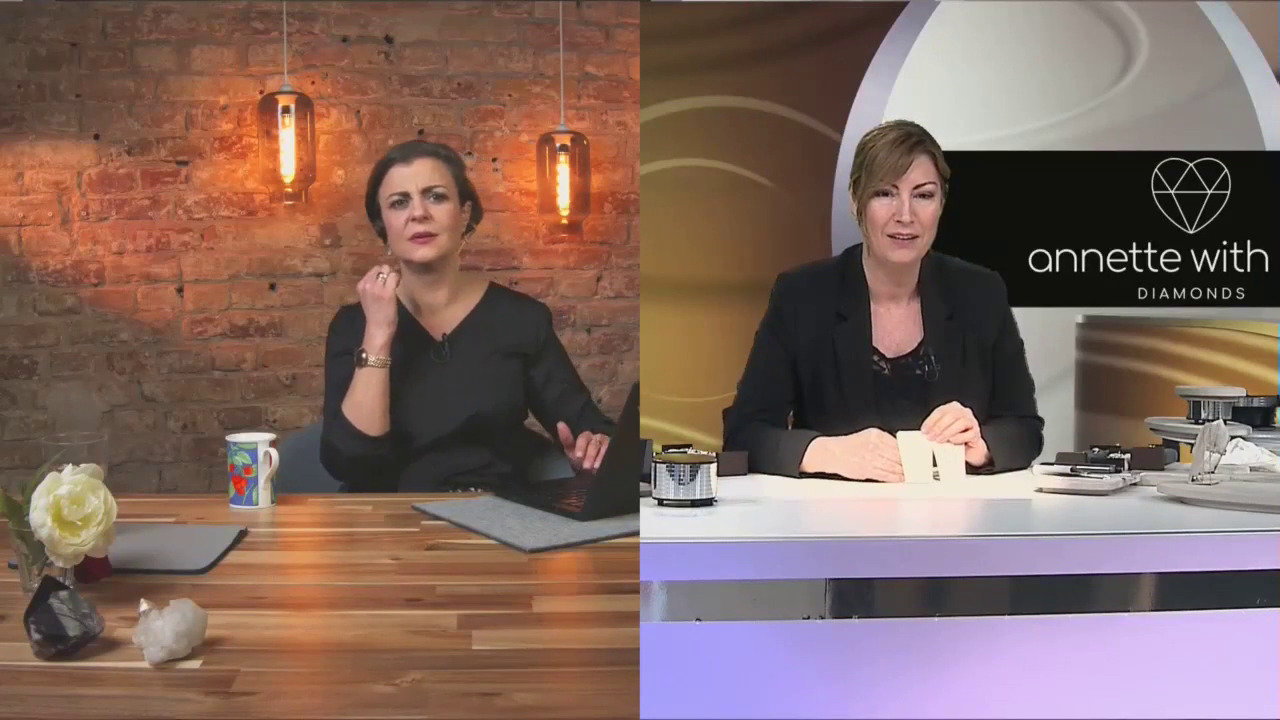 Video Ciondolo in oro con Diamante Rose de France SI1 di Argyle (Annette)
