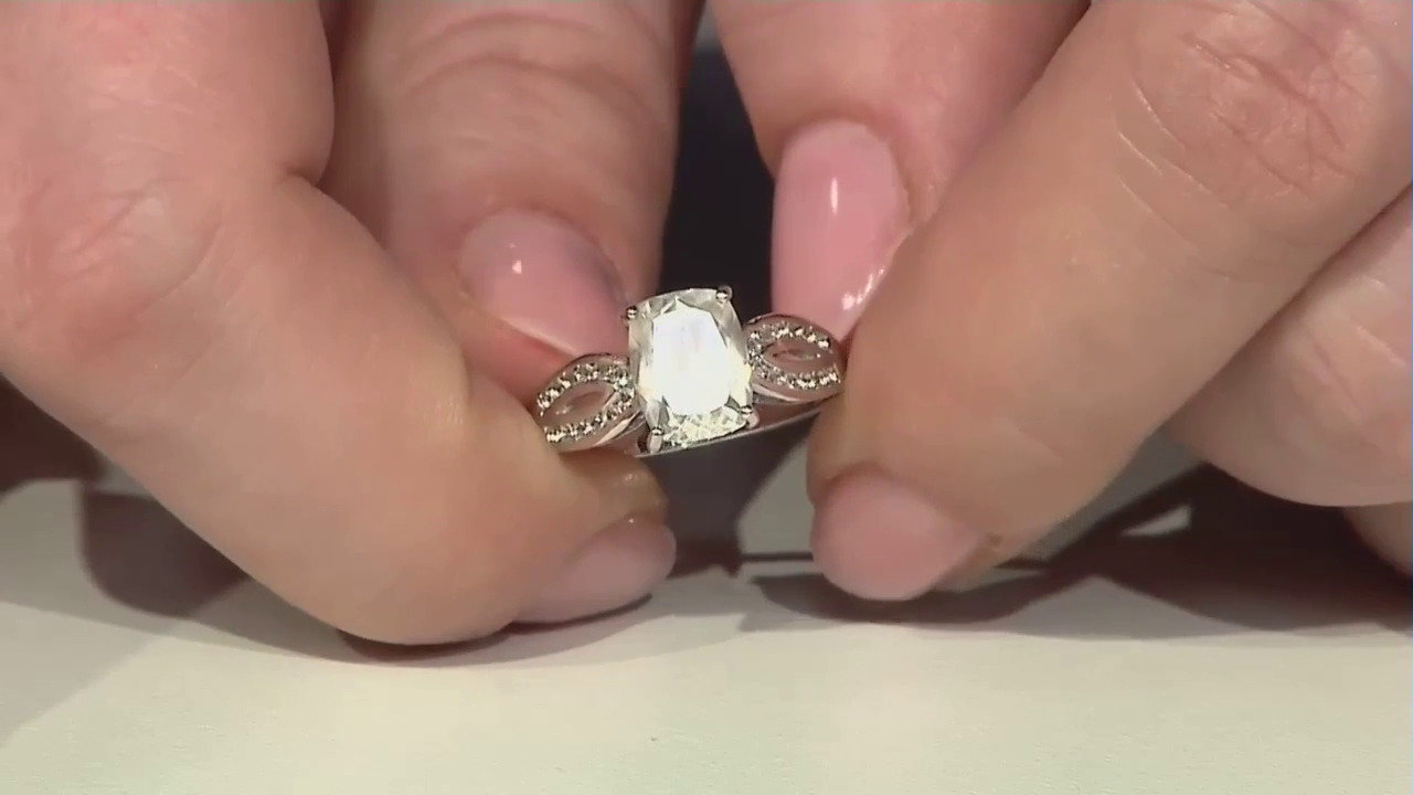 Video Anello in argento con Ortoclasio