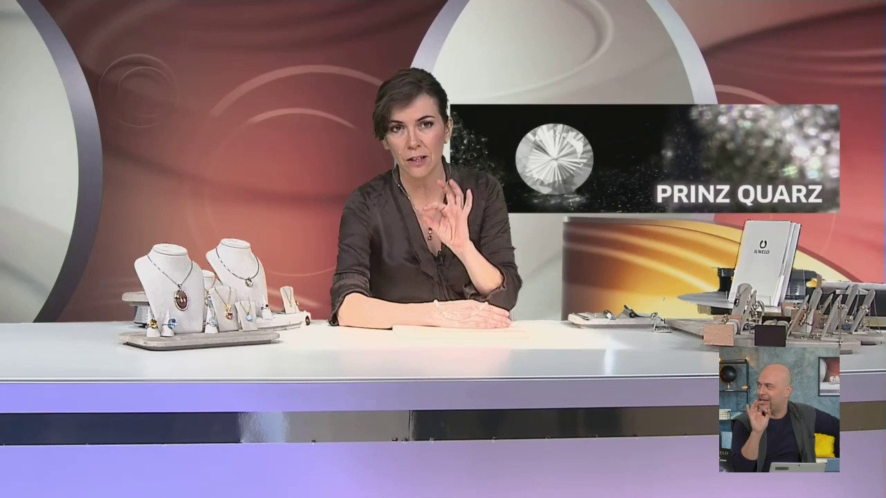 Video Collana in argento con Quarzo Prince