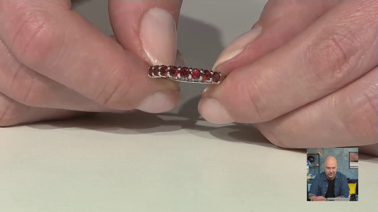 Video Anello in argento con Citrino Madeira