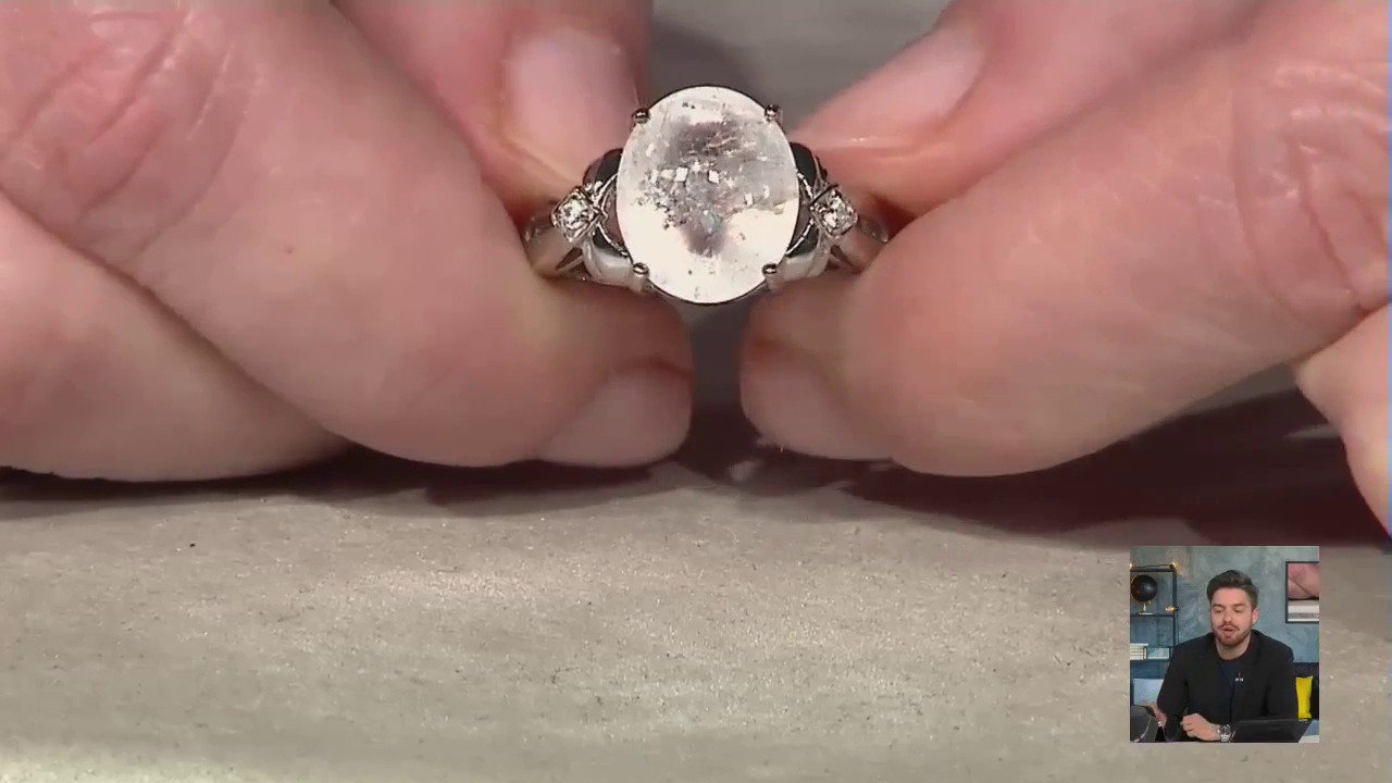 Video Anello in argento con Quarzo Medusa