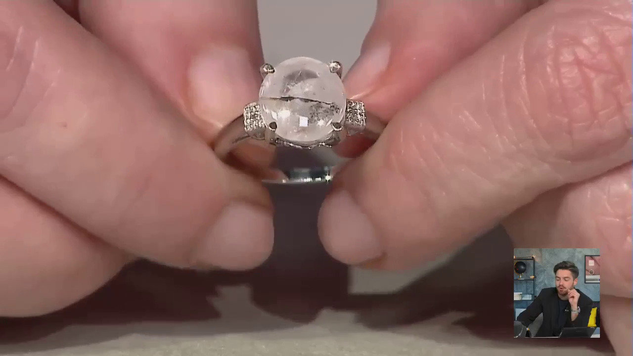 Video Anello in argento con Quarzo Medusa