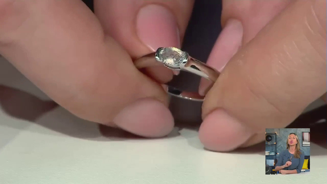 Video Anello in argento con Spectrolite