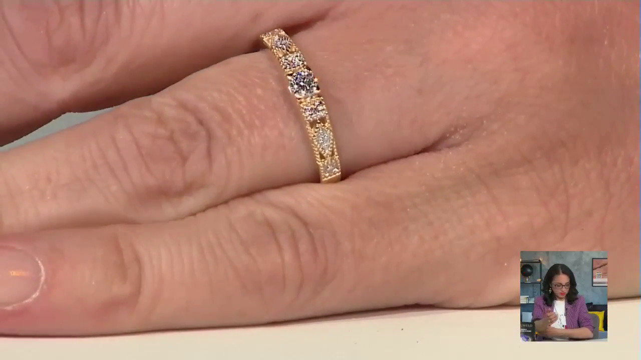 Video Anello in oro con Diamante IF (D) (Annette)