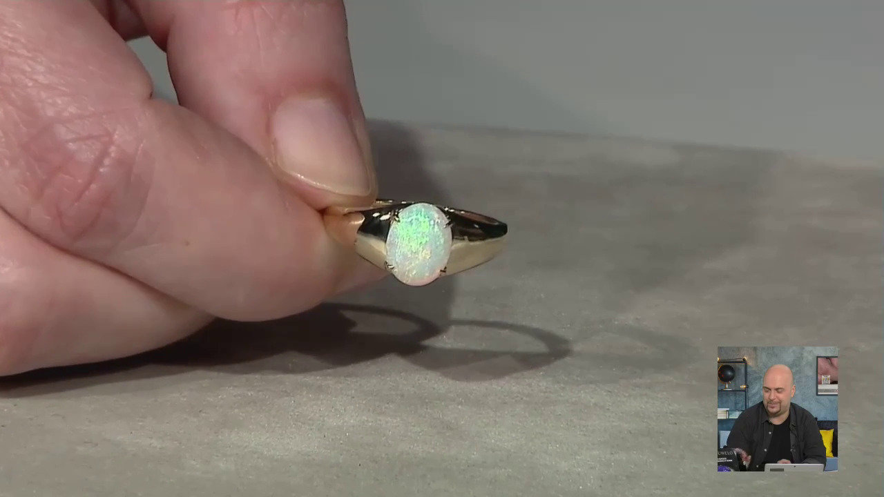 Video Anello in oro con Opale di Coober Pedy (Mark Tremonti)