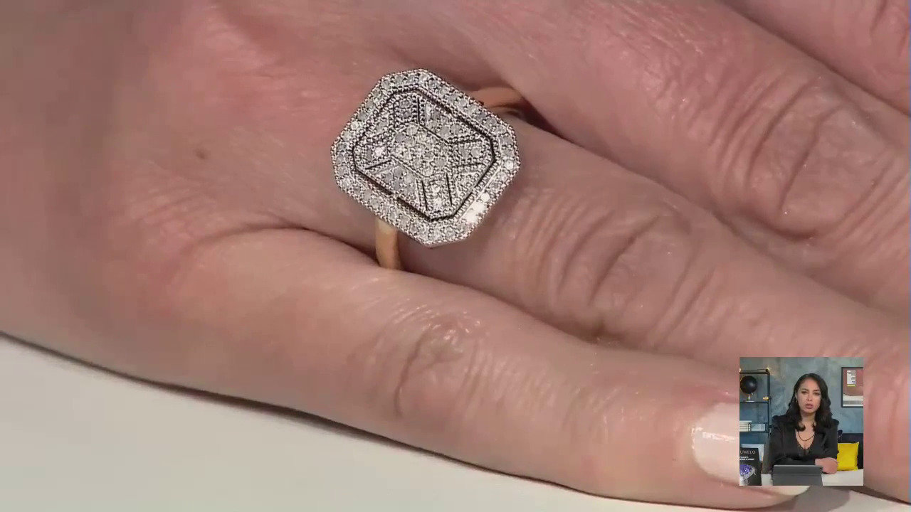 Video Anello in argento con Diamante I3 (I)