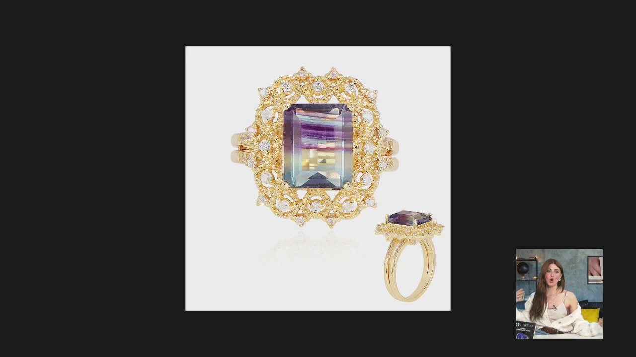 Video Ciondolo in argento con Fluorite