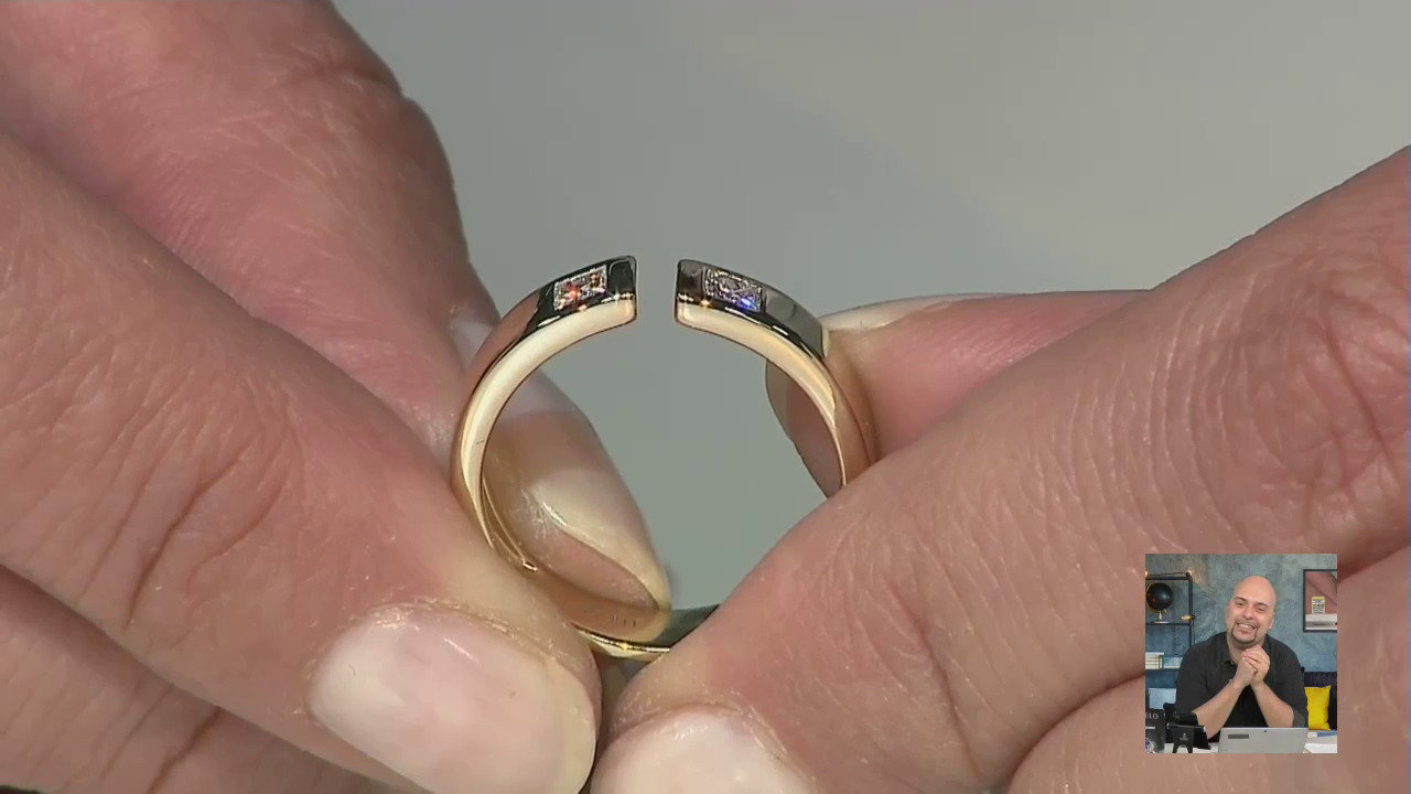 Video Anello in oro con Diamante SI1 (G) (Annette)