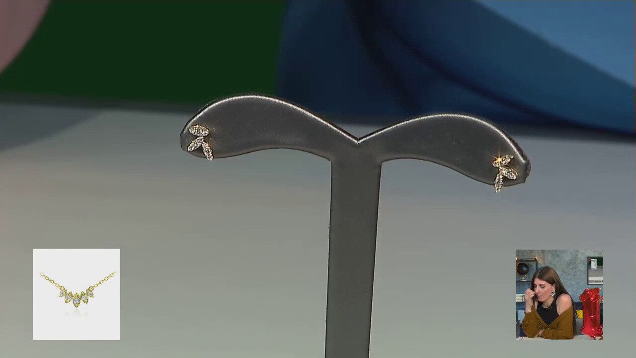 Video Orecchini in oro con Diamante SI2 (H) (CIRARI)