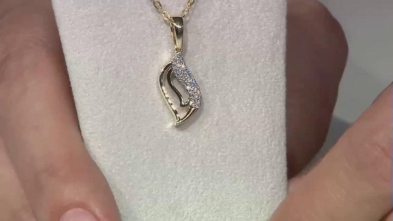 Video Ciondolo in oro con Diamante Flawless (F) (LUCENT DIAMONDS)