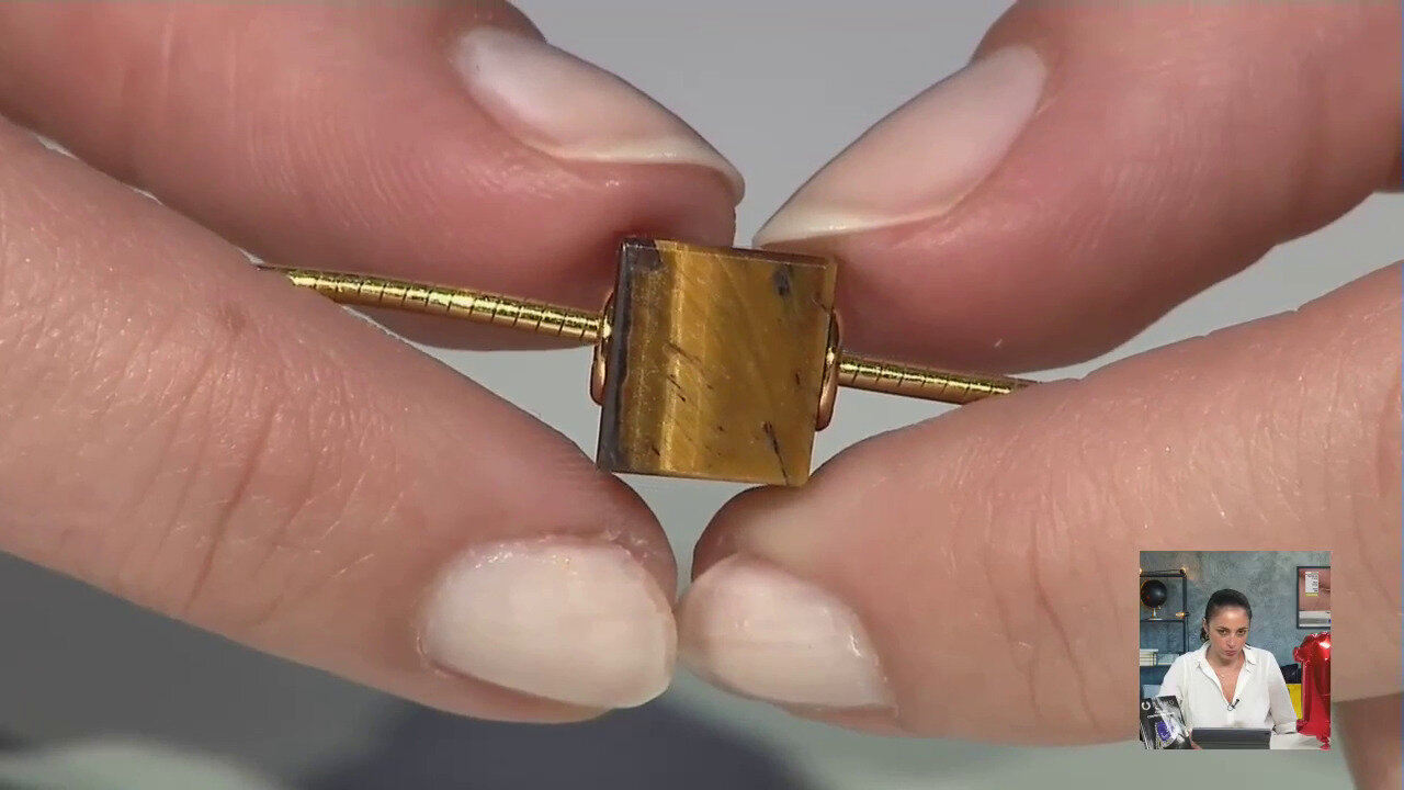 Video Ciondolo in argento con Occhio di Tigre (MONOSONO COLLECTION)