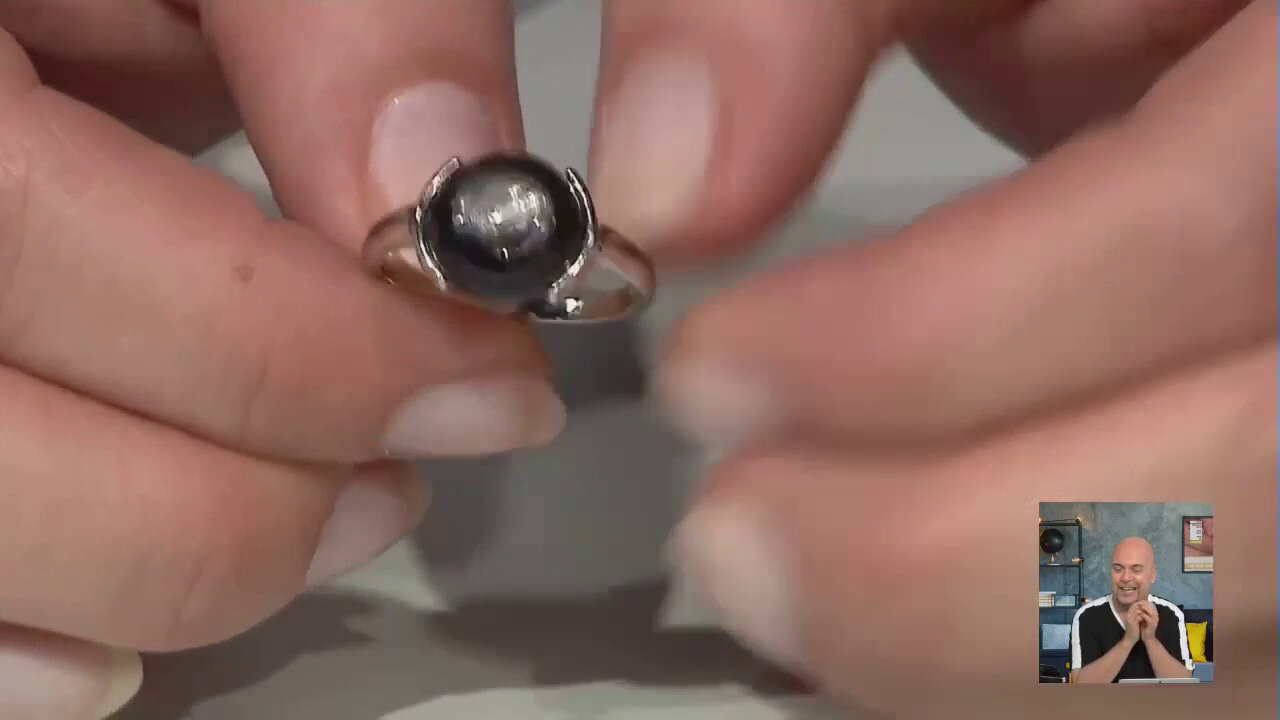 Video Anello in argento con Iperstene
