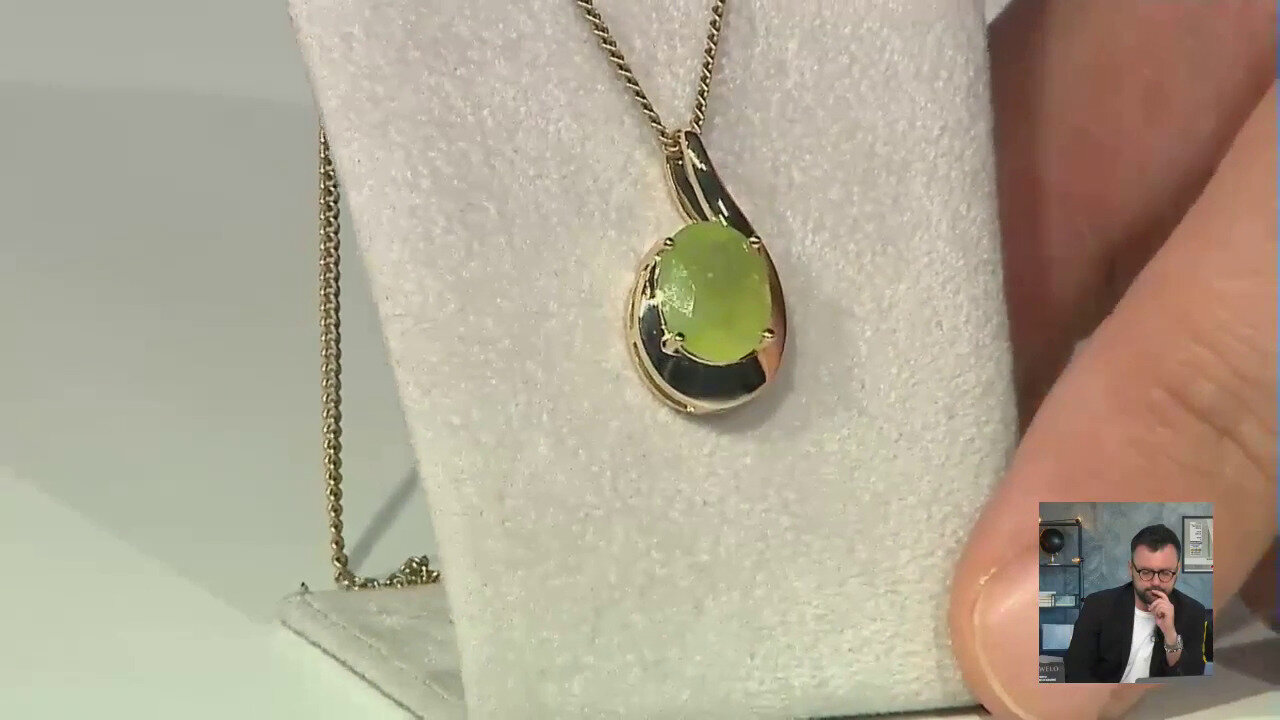 Video Ciondolo in oro con Opale Verde Brasiliano (Tenner Diniz)