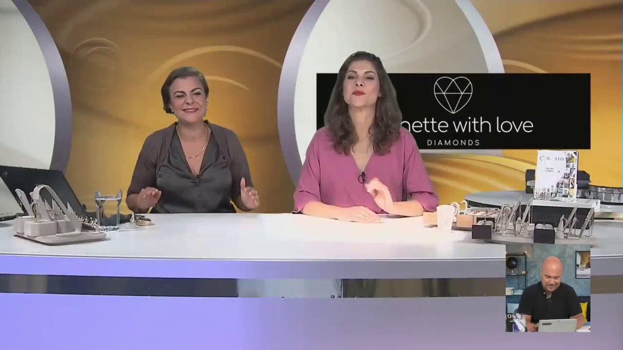 Video Anello in oro con Diamante Cognac VS1 (Annette)