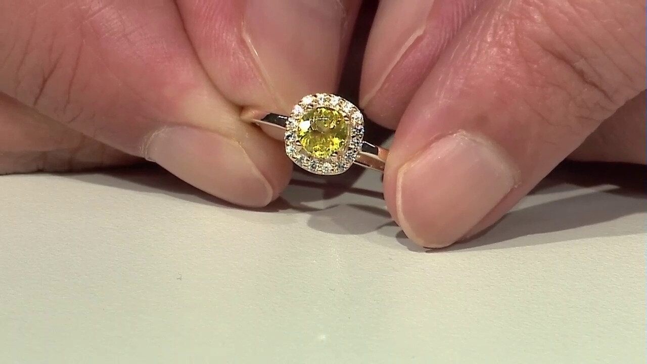 Video Gouden ring met een Sfeen