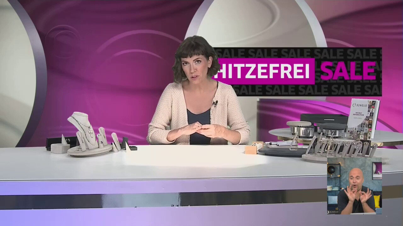 Video Anello placcato in platino con Zaffiro della Birmania