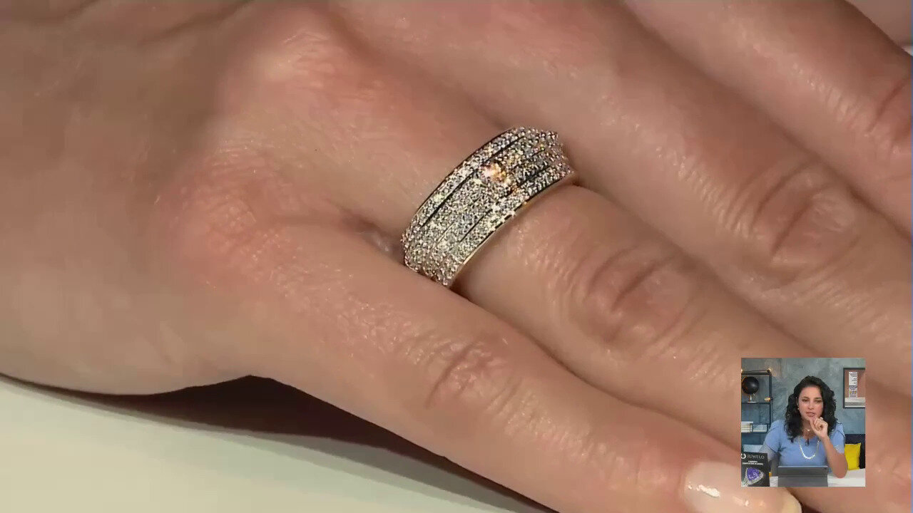 Video Anello in oro con Diamante SI1 (G) (Annette)