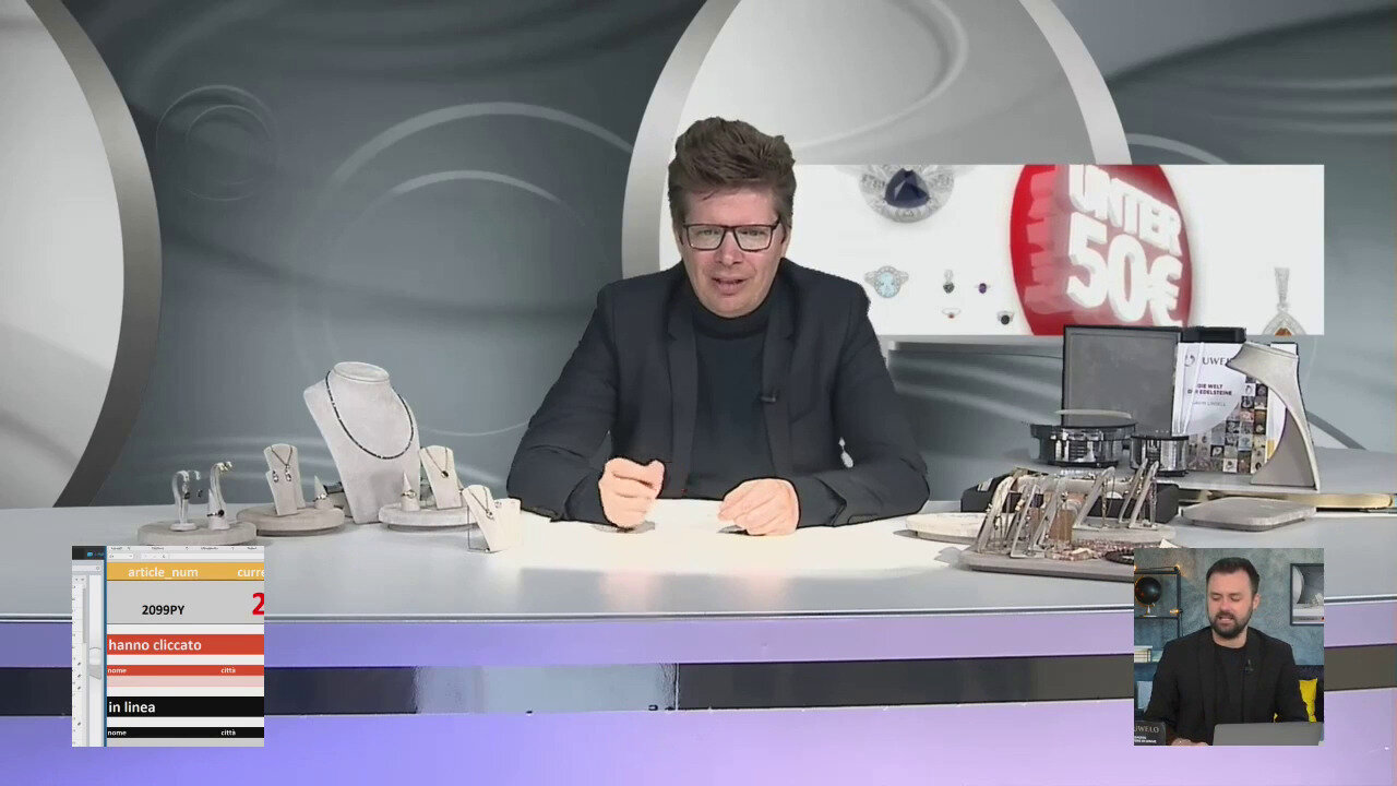 Visualizza l‘ultima asta di gioielli in Tv