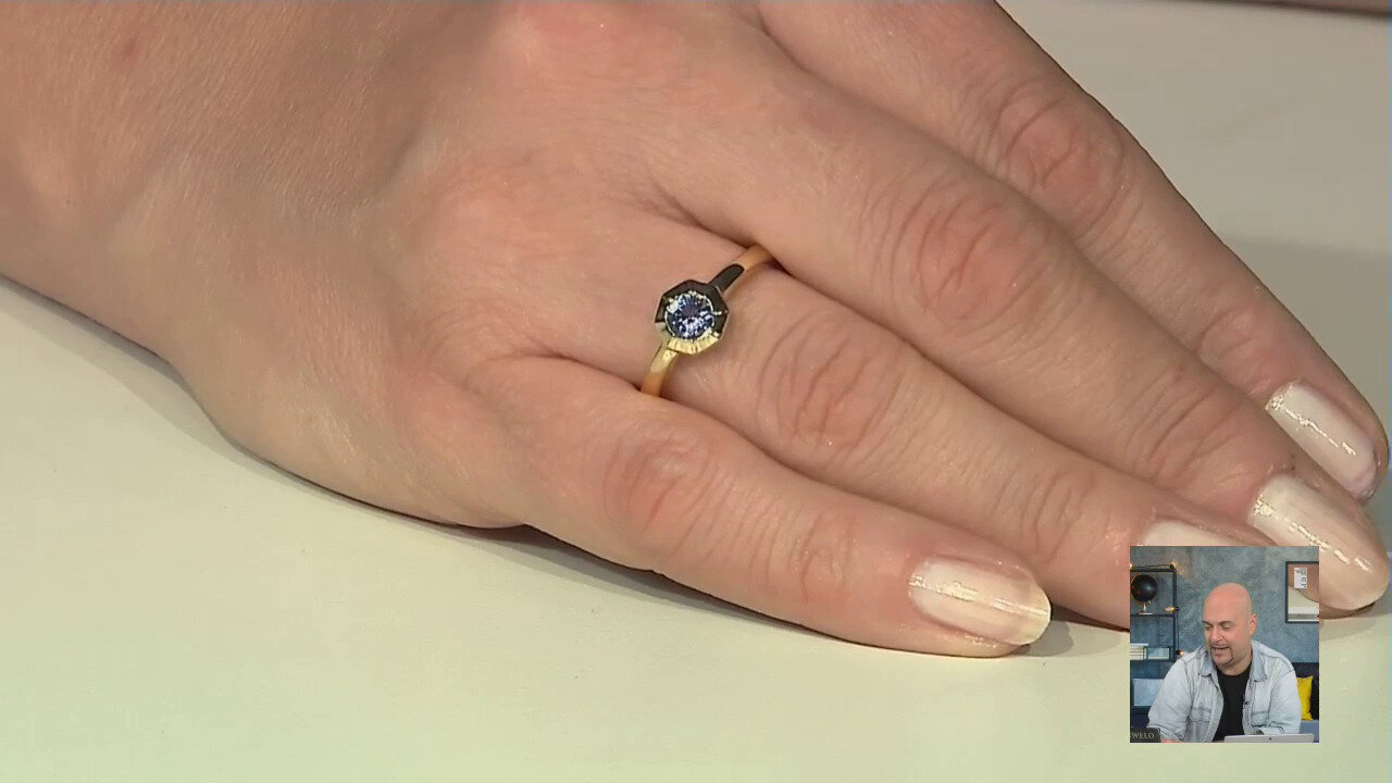 Video Anello in argento con Tanzanite (MONOSONO COLLECTION)