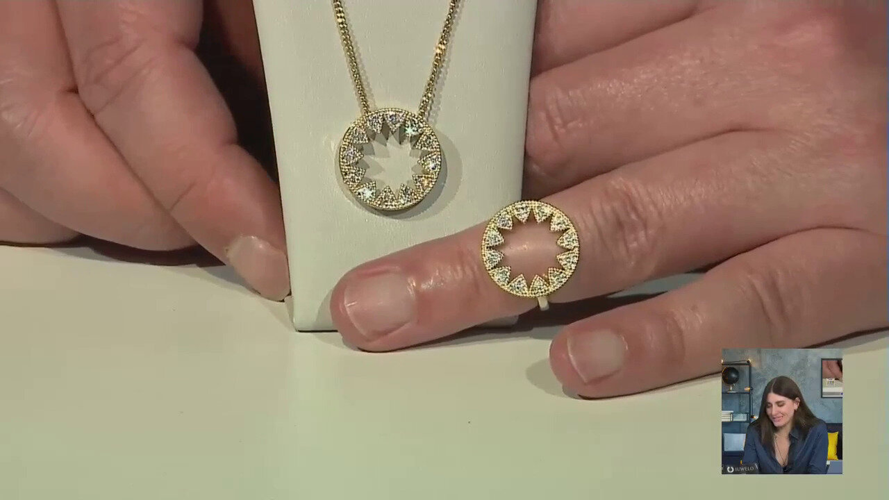 Video Anello in oro con Diamante SI1 (G) (Annette)