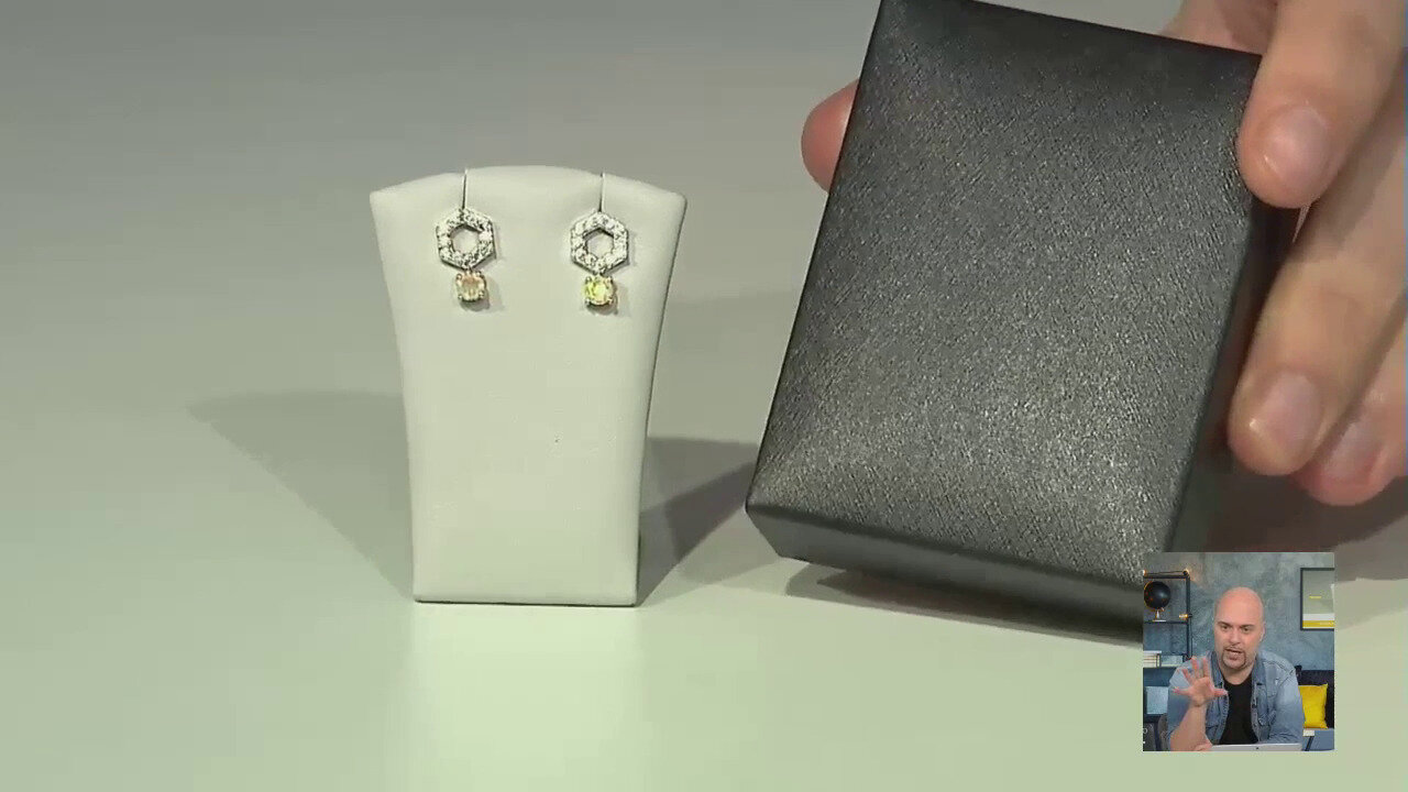 Video Orecchini in argento con Opale di Welo
