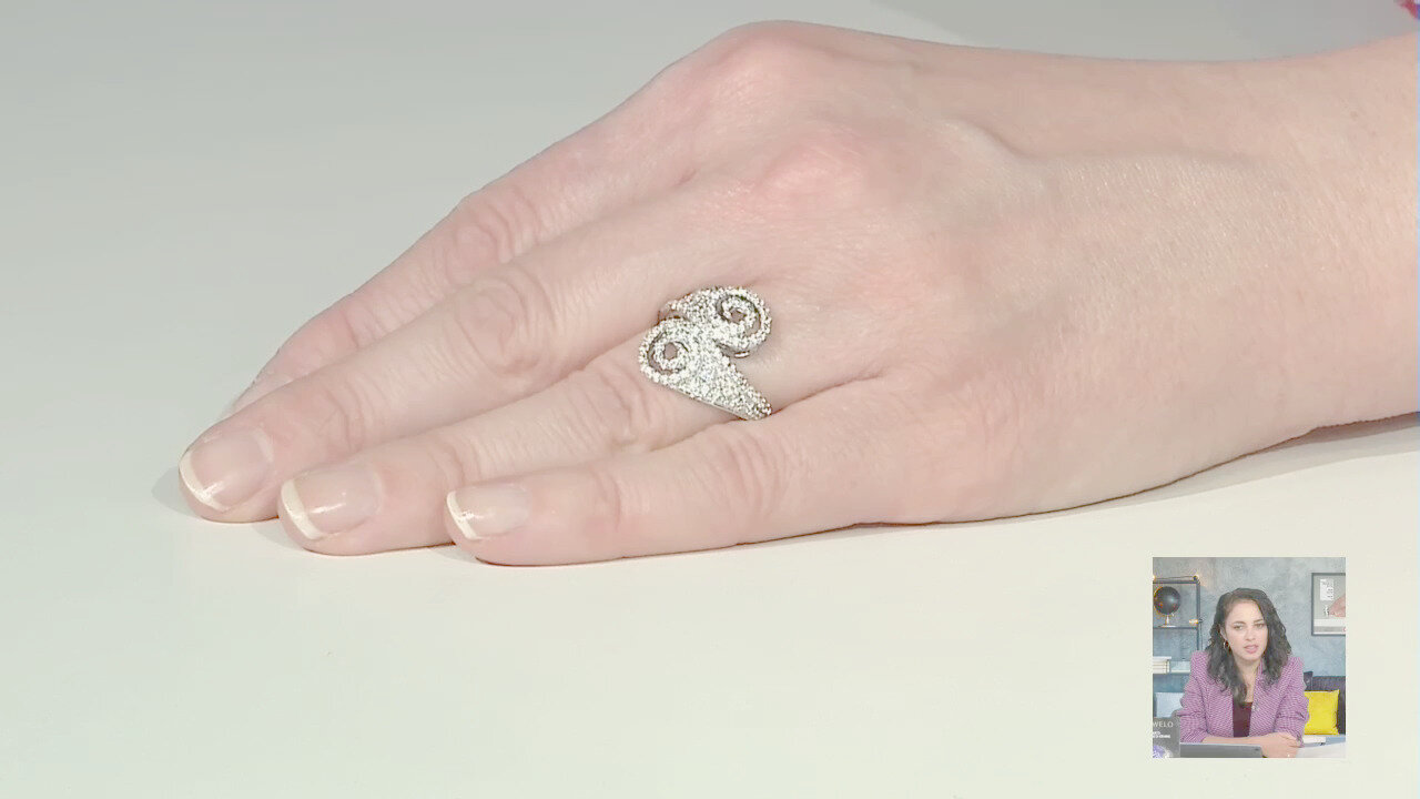 Video Anello in argento con Zircone