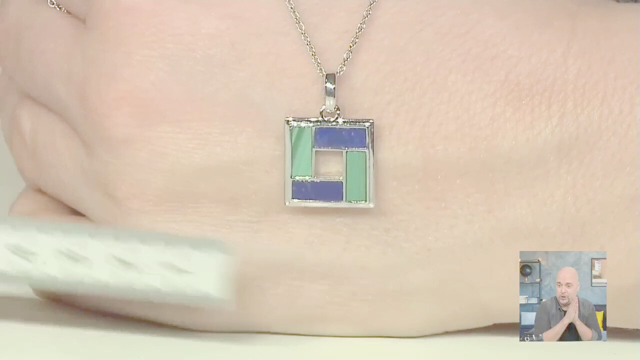 Video Ciondolo in argento con Lapislazzuli