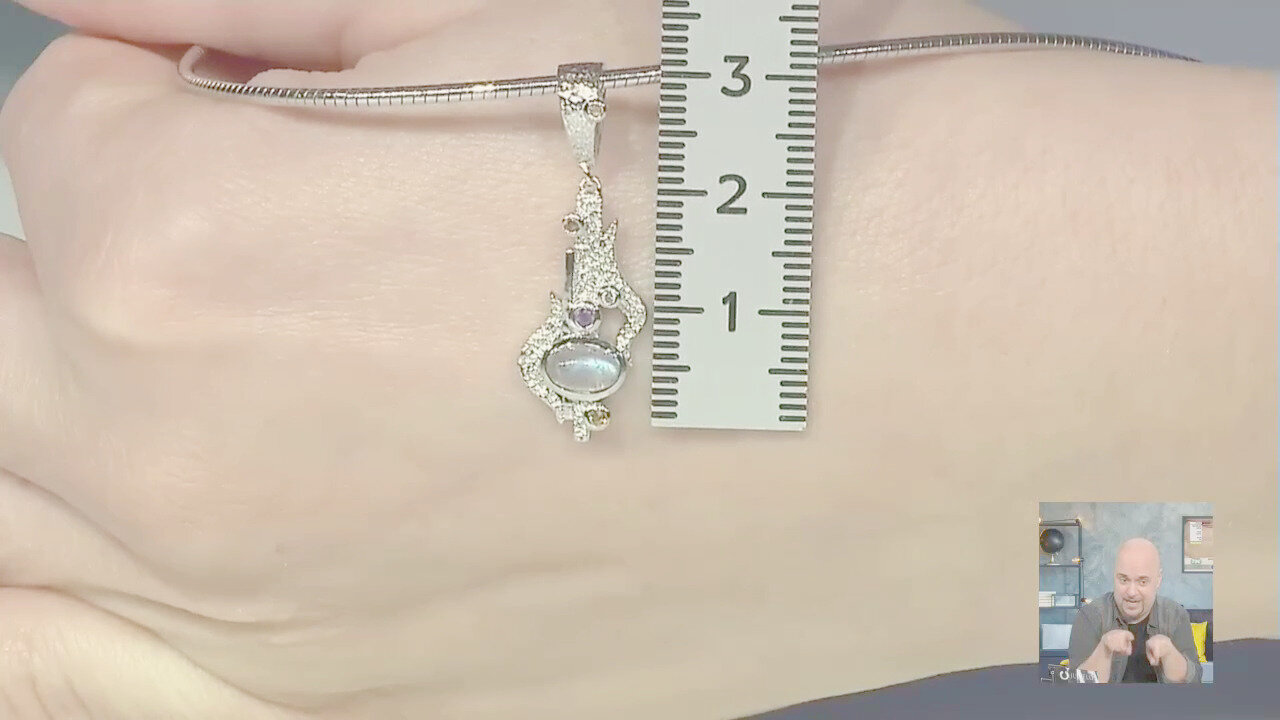 Video Ciondolo in argento con Labradorite (MONOSONO COLLECTION)