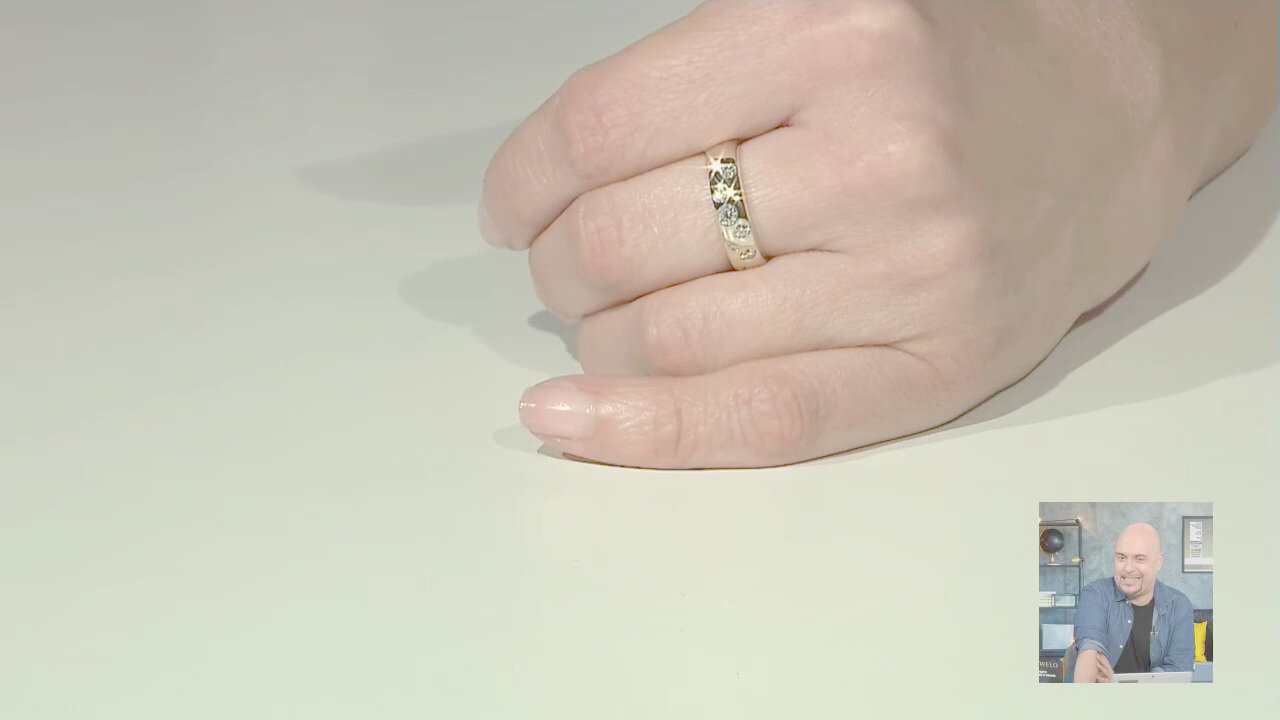 Video Anello in oro con Diamante SI1 (G) (Annette)