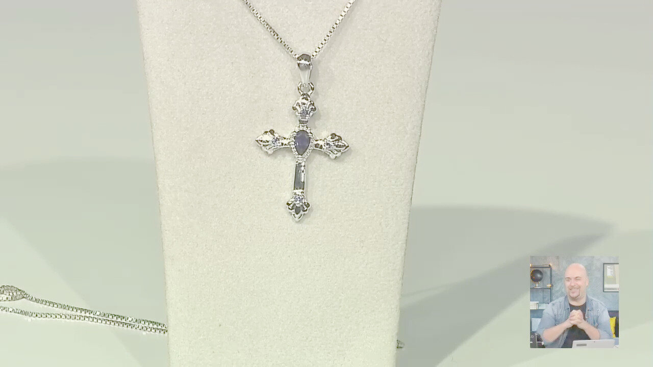Video Ciondolo in argento con Iolite