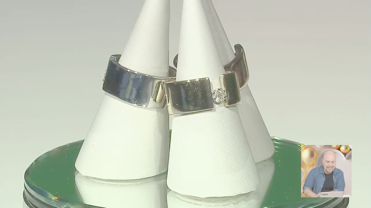 Video Ciondolo in oro con Diamante SI1 (G) (Annette)