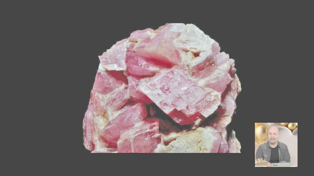 Video Ciondolo in argento con Rodocrosite