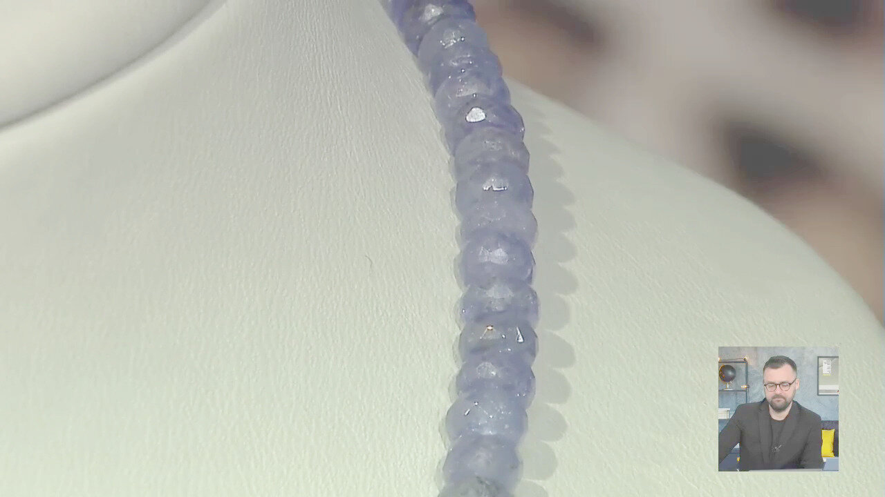 Video Collana in argento con Tanzanite