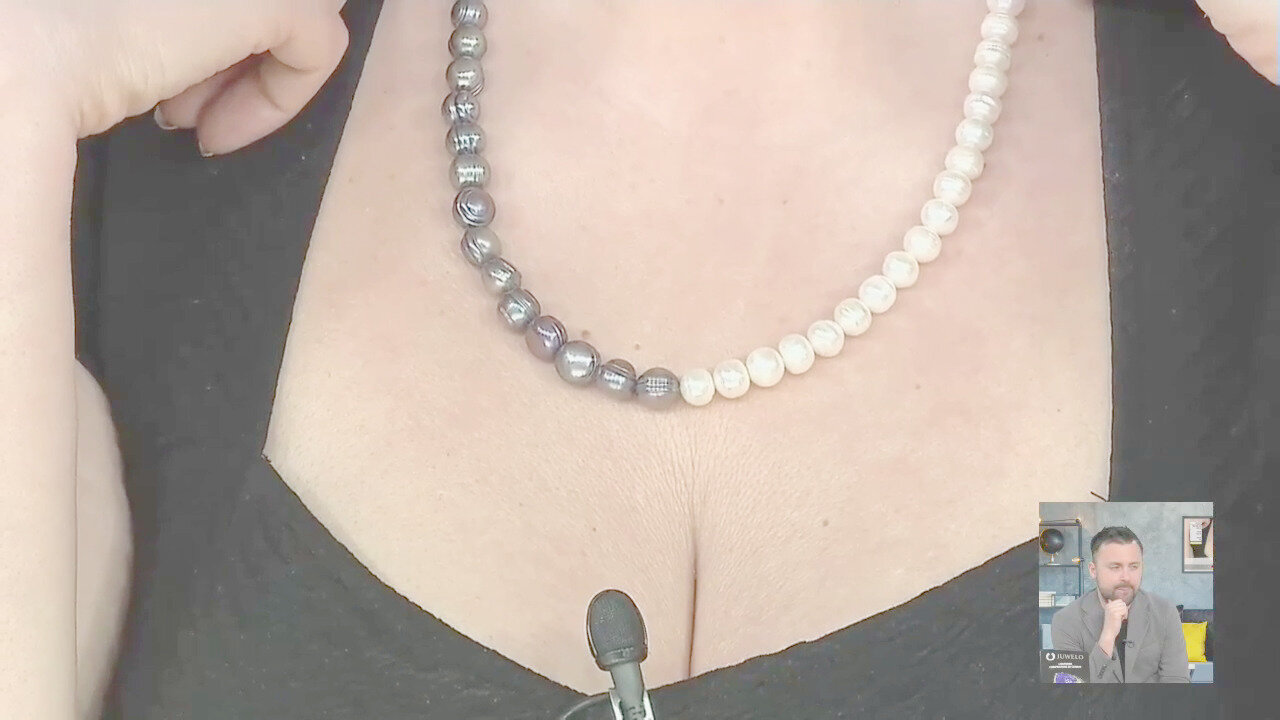 Video Collana in argento con Perla di Acqua Dolce