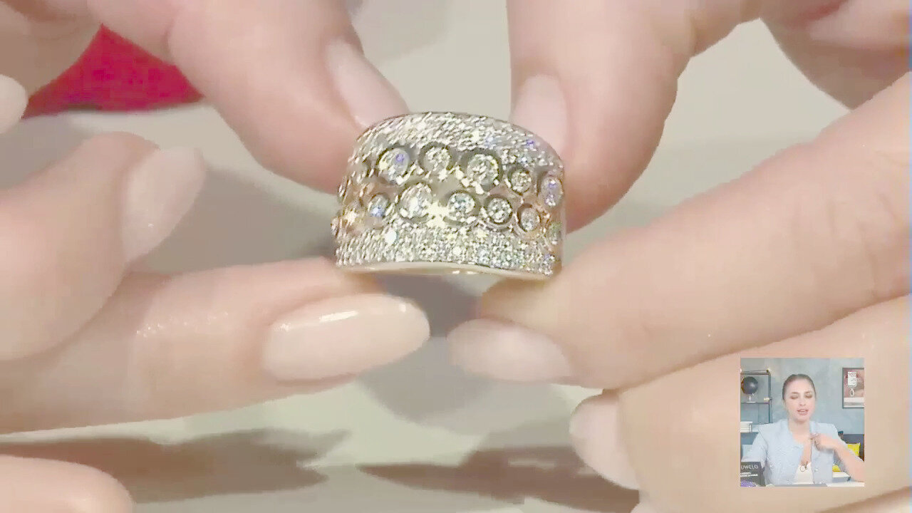 Video Anello in oro con Diamante SI2 (H) (de Melo)