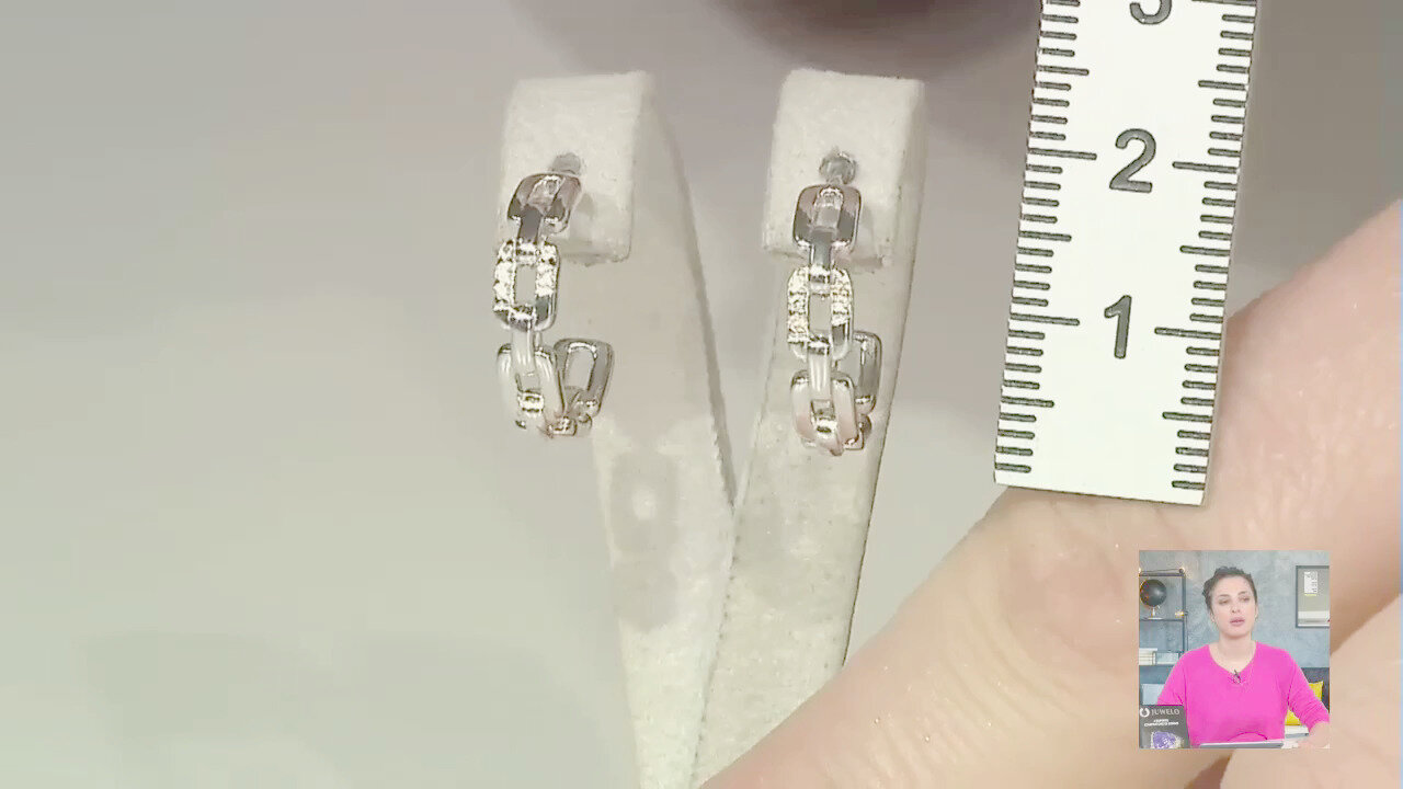 Video Orecchini in argento con Zircone