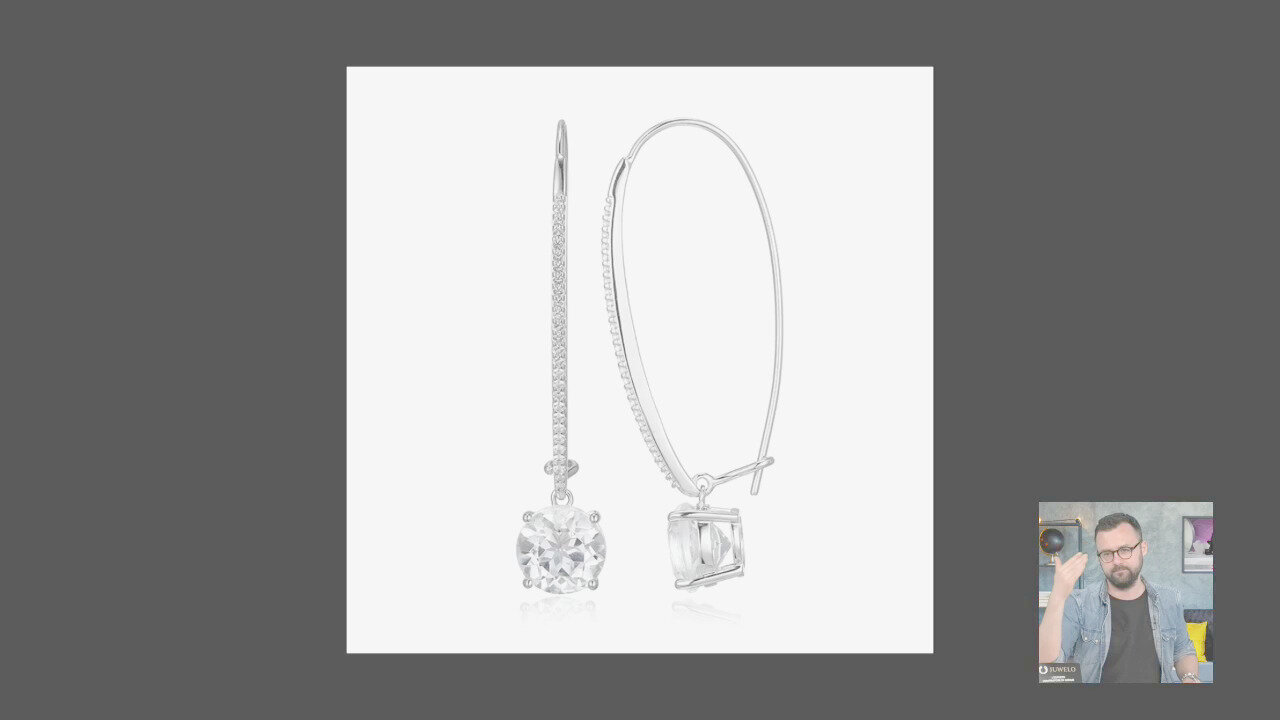 Video Bracciale in argento con Topazio Bianco