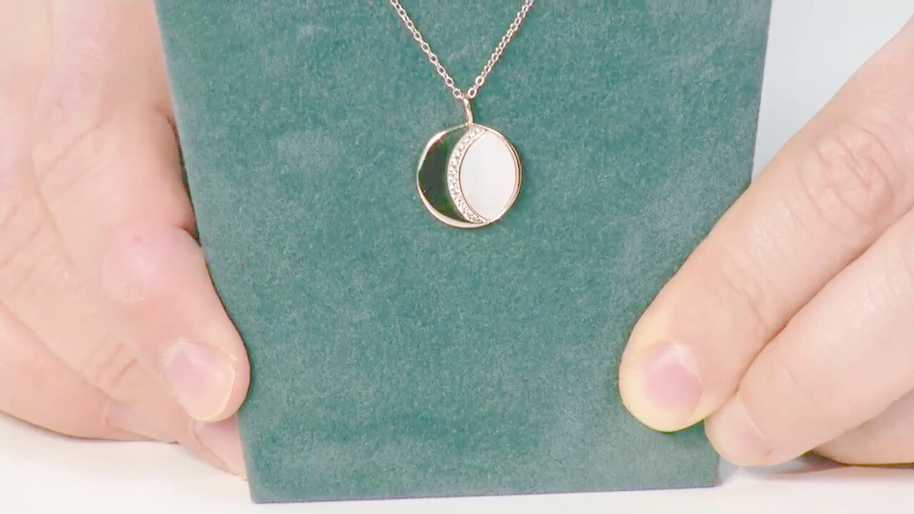 Video Anello in argento con Topazio Bianco