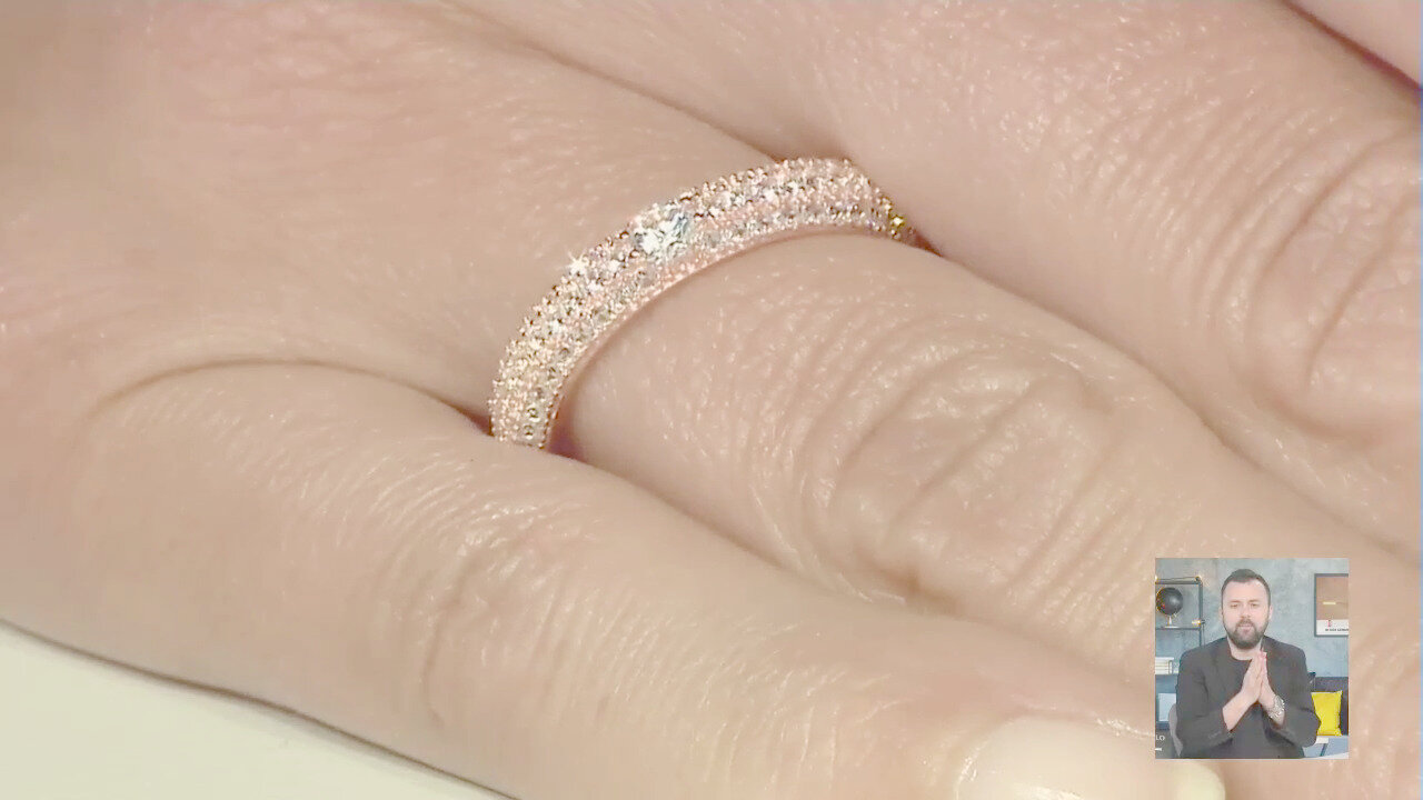 Video Anello in argento con Zircone
