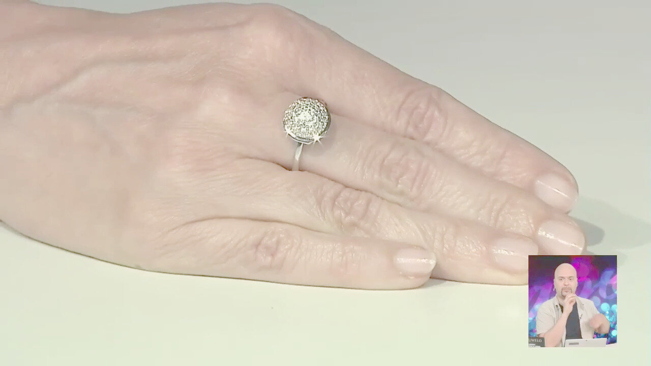 Video Anello in argento con Zircone (de Melo)
