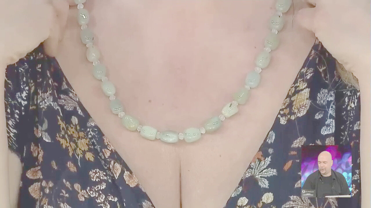 Video Collana in argento con Opale Peruviano