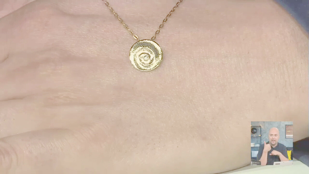 Video Ciondolo in oro con Diamante PK (I)