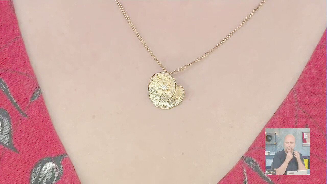 Video Ciondolo in oro con Diamante PK (I)
