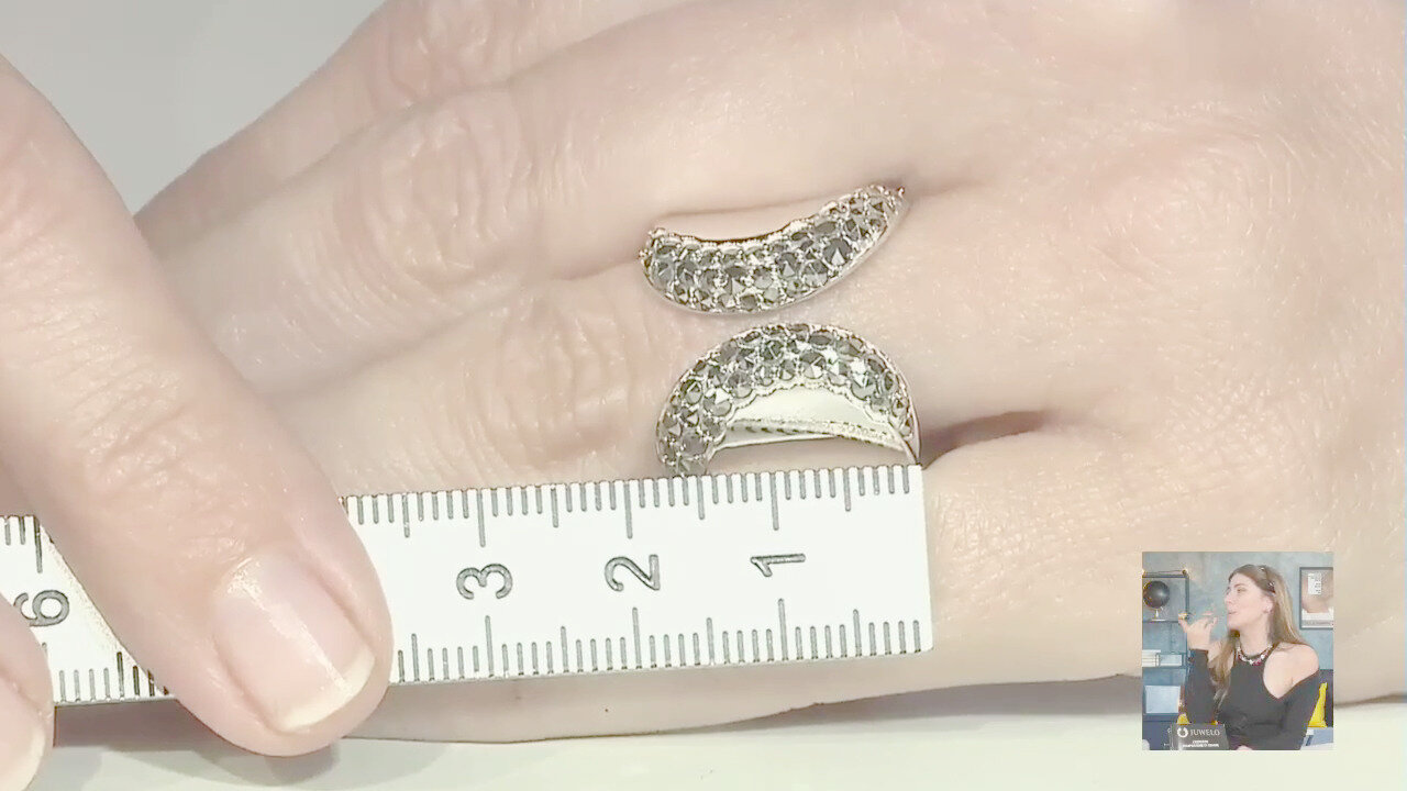 Video Anello in argento con Marcassite (Annette classic)