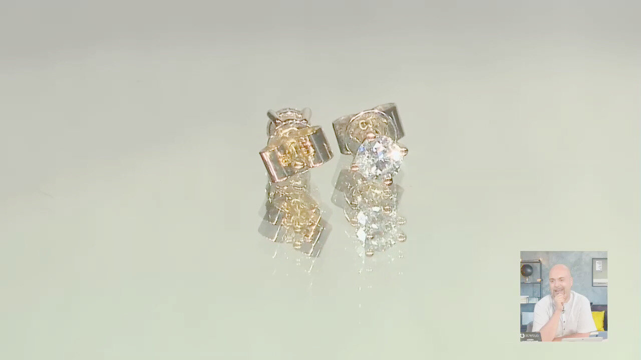 Video Orecchini in oro con Diamante I1 (H) (CIRARI)
