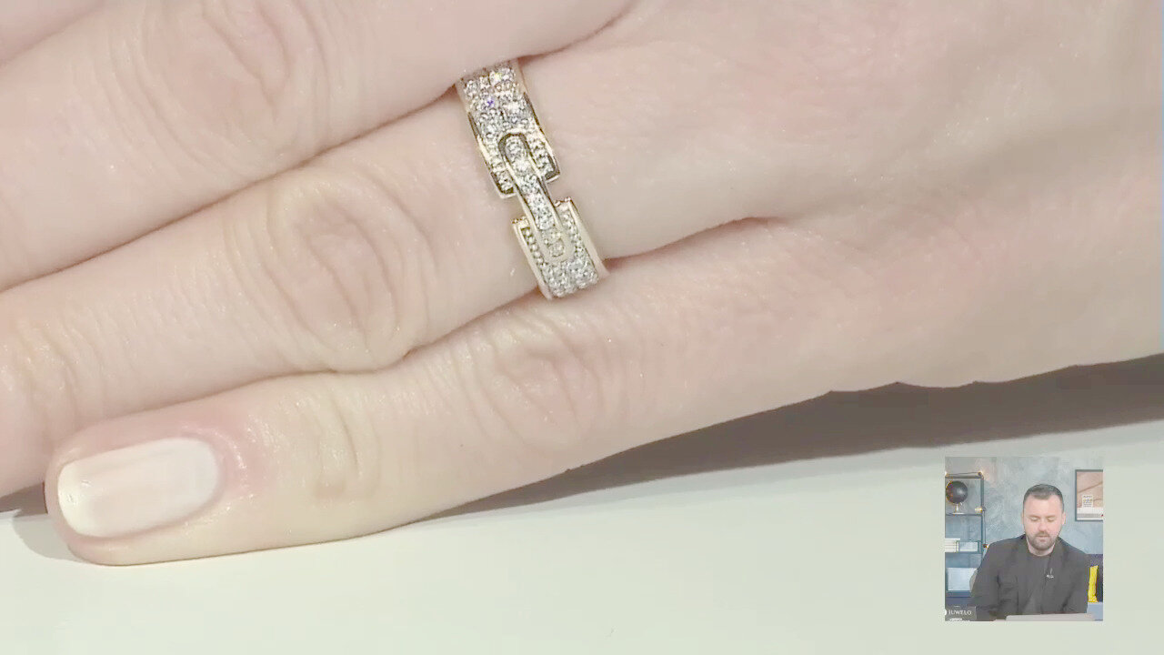 Video Anello in oro con Diamante SI1 (G) (Annette)