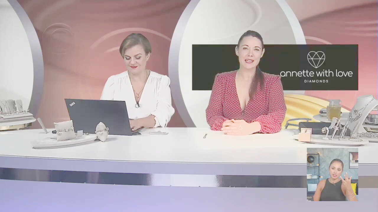 Video Ciondolo in oro con Diamante SI1 (G) (Annette)