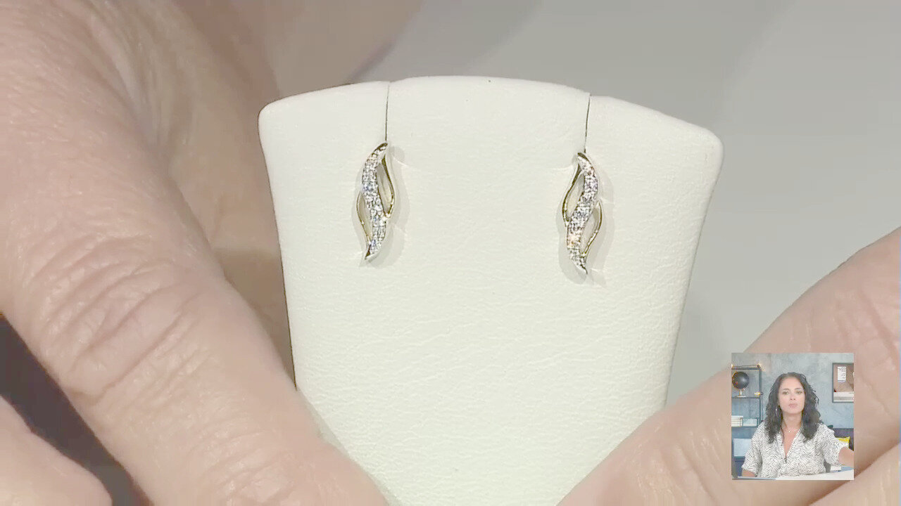 Video Orecchini in oro con Diamante Flawless (F) (LUCENT DIAMONDS)